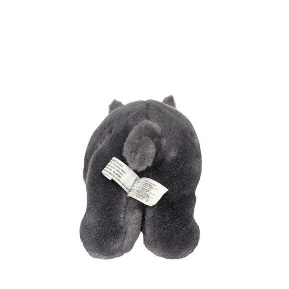 ACE Gray Hippo Hippopotamus Plush Stuffed Animal 11" - Picture 4 of 6